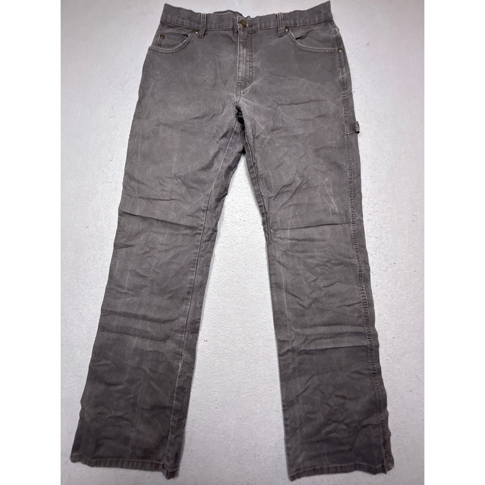 Dickies Carpenter Pants Cotton Blend Gray 34x34 Mens